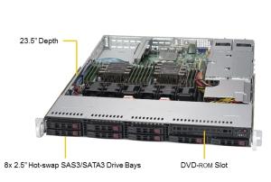 Supermicro SuperServer SYS-1029P-WTR 8x2.5" 2xLGA3647/12RDIMM/2x750Wred/1U RACK