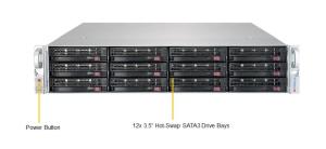Supermicro SuperStorage 5029P-E1CTR12L 2U 12x3.5" 1xLGA3647/8RDIMM/2xX557/2x800W