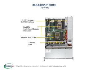 Supermicro SuperStorage SSG-6029P-E1CR12H 2U 12x3.5" 2xLGA3647/16RDIMM/2xX722/2x
