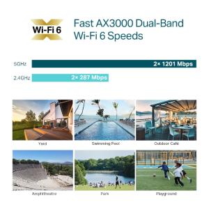 TP-LINK EAP650-Outdoor AX3000 Indoor/Outdoor Wi-Fi 6 Access Point