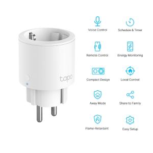 TP-LINK Tapo P115 Mini Okos Wi-Fi Konnektor, Energia figyeléssel