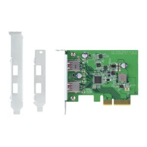 USB 3.2 Gen 2 dual-port PCIe expansion card