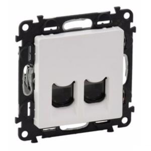 Valena Life 2xRJ45 Cat. 5e UTP csatlakozóaljzat fehér