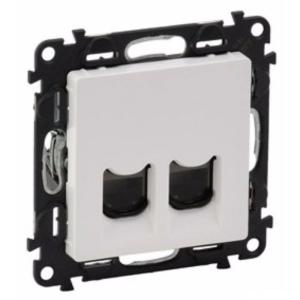 Valena Life 2xRJ45 Cat. 6 UTP csatlakozóaljzat fehér