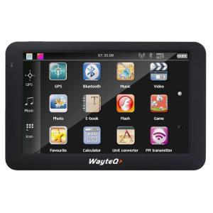 WAYTEQ X985 BT HD GPS  800 Mhz 5" HD 800*480 ! Bluetooth DUN !,FM transmit 256MB