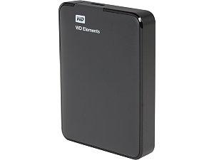 Western Digital Elements Portable 2TB 2,5" 5400rpm 8MB USB 3.0 Fekete