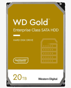 Western Digital HDD 20TB Gold 3,5" SATA3 7200rpm 512MB - WD202KRYZ