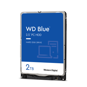 Western Digital HDD 2TB Blue 2,5" SATA3 5400rpm 128MB - WD20SPZX