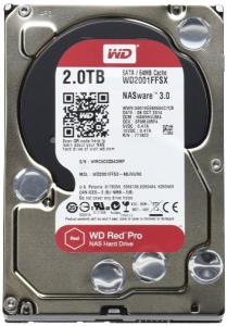 Western Digital HDD 2TB Red Pro 3,5" SATA3 7200rpm 64MB - WD2002FFSX