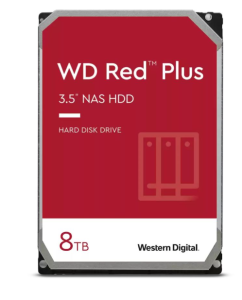 Western Digital HDD 8TB Red Plus 3,5" SATA-3 5640rpm 256MB - WD80EFPX