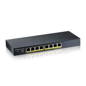 Zyxel 8-port Desktop Gigabit Web Smart switch: 8x Gigabit metal, IPv6, 802.3az (