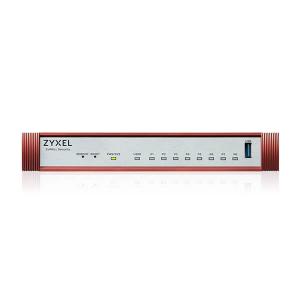 Zyxel USG FLEX100 H Series, 7 Gigabit user-definable ports, 1*1G PoE+, 1*USB (de