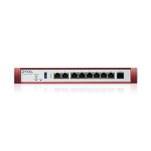 Zyxel USG FLEX200 H Series, User-definable ports with 1*2.5G, 1*2.5G( PoE+) & 6*