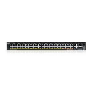 Zyxel XGS2220-54FP, L3 Access Switch, 960W PoE, 40xPoE+/10xPoE++, 48x1G RJ45 2x1