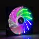 Akyga 12cm (120mm) 15 LED MOLEX ventilátor, szivárványos -