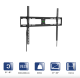 Akyga AK-MB-09 TV fali tartó konzol VESA 800x600mm 37-85” VESA 800x600 mm