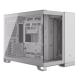 CORSAIR 2500X Tempered Glass mATX Mid-Tower számítógépház, fehér