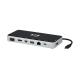 Eaton/TrippLite USB Dock, Triple Display 4K HDMI/mDP, VGA, USB 3.2, GbE, 60W