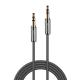 LINDY 0.5M 3.5MM AUDIO kábel, CROMO LINE