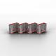 LINDY 10 USB Port Locks PINK no Key