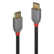 LINDY 1m USB 2.0  Type C kábel, Anthra Line