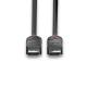 LINDY 2m DisplayPort kábel 1.2, Black Line