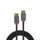 LINDY 3m DisplayPort 1.4 kábel, Anthra Line