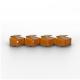 LINDY RJ45 Port Locks ORANGE 20pcs.