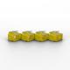 LINDY RJ45 Port Locks YELLOW 20pcs.