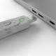 LINDY USB Port Locks 4xGreen+Key