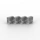 LINDY USB Port Locks 4xWHITE+Key