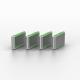 LINDY USB Type C Port Blockers, green, 10pcs