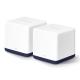 Mercusys Halo H50G (2-pack) AC1900 egész otthont lefedő Mesh Wi-Fi 6 rendszer