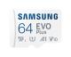 Samsung EVO Plus 64GB microSD (MB-MC64KA/EU) memóriakártya adapterrel