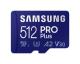 Samsung Pro Plus 512GB microSD (MB-MD512KA/EU) memóriakártya adapterrel