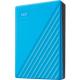 Western Digital 4TB 2,5" My Passport USB3.2 külső HD, Kék