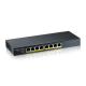 Zyxel 8-port Desktop Gigabit Web Smart switch: 8x Gigabit metal, IPv6, 802.3az (