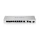 Zyxel XGS1010-12 v2, 12-Port Gigabit Unmanaged Switch with 8-Port 1G + 2-Port 2.